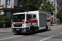 ASB MAN TGM GW-San am 02.06.19 bei der großen Parade zum Jubiläum 150 Kreisfeuerwehrverband Frankfurt