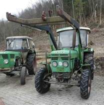 =Deutz D 4506 steht im April 2019 bei einem Landmaschinenhändler in Siegsdorf