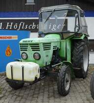 =Deutz D 2506 steht im April 2019 bei einem Landmaschinenhändler in Siegsdorf