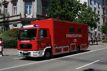 Feuerwehr Frankfurt MAN TGM ELW2 am 02.06.19 bei der großen Parade zum Jubiläum 150 Kreisfeuerwehrverband Frankfurt