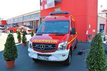 Feuerwehr Hanau Mercedes Benz Sprinter ELW am 02.06.19 beim Tag der offenen Tür der Feuerwehr