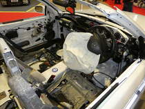 =MB R 129 als Schnittmodell, gewährt einen Blick hinter die Verkeidungen, steht im März 2019 bei der Technorama in Kassel