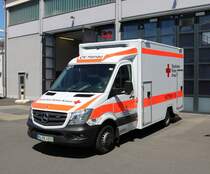 DRK Hanau Mercedes Benz Sprinter RTW am 02.06.19 beim Tag der offenen Tür der Feuerwehr
