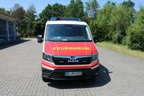 Feuerwehr Rödermark MAN TGE MTW am 07.06.19 bei einen Fototermin 