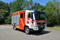 Feuerwehr Rödermark MAN TGM HLF10 am 08.06.19 bei einen Fototermin 
