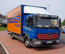 =MB Atego 821 der Spedition DRÖDER steht im Juni 2019 in Fulda