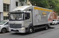 =MB Atego der Wäscherei KRUPPERT steht im Juni 2019 in Fulda zur Entladung