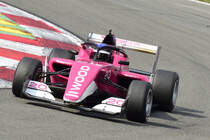 Tatuus T-318, Formel 3, W Series nur Fahrerinnen können teilnehmen, alle Rennen finden im Rahmen der DTM statt. Nr.20 Caitlin Wood (Australia). Hier am 18.Mai in Zolder