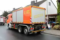 Feuerwehr Mörfelden Walldorf Mercedes Benz Actros WLF am 16.06.19 beim Kreisfeuerwehrtag in Mörfelden 