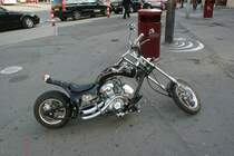 Minibike Harley Davidson Nachbau, aufgenommen am 26.04.2008 am Hauptbahnhof Luxemburg