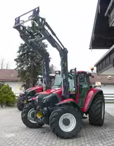 =Lindner LINTRAC steht im April 2019 bei einem Landmaschinenhändler in Siegsdorf