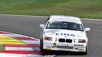 BMW E36 325 DTC, Tourenwagen Classics „Golden Ära“ der DTM der 80er und 90er, beim DTM in Zolder Supportrace am 18.Mai 2019