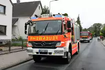 Feuerwehr Rüsselsheim Mercedes Benz Atego StlF20 am 16.06.19 beim Kreisfeuerwehrtag in Mörfelden 