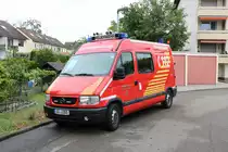 Feuerwehr Mörfelden Walldorf Opel Movano ELW am 16.06.19 beim Kreisfeuerwehrtag in Mörfelden 