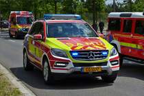 Mercedes Benz W 166, Notarztwagen war in der Parade zum Nationalfeiertag eingereiht  23.06.2019