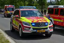 Mercedes Benz W 166, Notarztwagen war in der Parade zum Nationalfeiertag eingereiht  23.06.2019