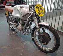 =DKW 250 RM, Bj. 1953, 248 ccm, 28 PS, ausgestellt im Audi-Museum Ingolstadt, 04-2019