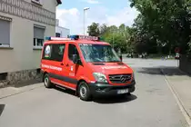 Feuerwehr Bischofsheim Mercedes Benz Sprinter MTW am 16.06.19 beim Tag der offenen Tür 