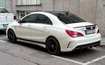 Mercedes-Benz CLA 45 AMG. Foto: Pécs (HU), März, 2019.