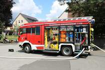 Feuerwehr Bischofsheim MAN TGM HLF20 am 16.06.19 beim Tag der offenen Tür 