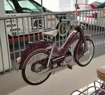 =DKW Hummel Luxus, Bj. 1957, 49 ccm, 1,35 PS, gesehen im Audi-Museum Ingolstadt im April 2019.