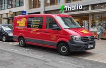 =VW Crafter der Firma BERKEL steht im Juni 2019 in Fulda