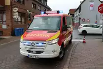 Feuerwehr Bruchköbel Mercedes Benz Sprinter MTW am 20.06.19 bei einer Großübung in Bruchköbel 