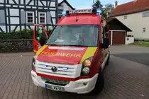 Feuerwehr Bruchköbel VW Crafter ELW am 20.06.19 bei einer Großübung in Bruchköbel 