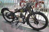 =DKW Volksrad ES 200, Bj. 1929, 198 ccm, 4 PS, gesehen im Audi-Museum Ingolstadt im April 2019. 
