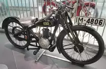 =DKW Volksrad ES 200, Bj. 1929, 198 ccm, 4 PS, gesehen im Audi-Museum Ingolstadt im April 2019. 