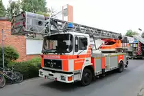 Magirus Leihdrehleiter für die Feuerwehr Eschborn Feuerwehr am 23.06.19 in Eschborn 