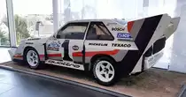 =Audi Sport quattro S1  Pikes Peak  Bj. 1986 (1987 modifiziert) 2110 ccm, 598 PS, gesehen im Audi-Museum Ingolstadt im April 2019.