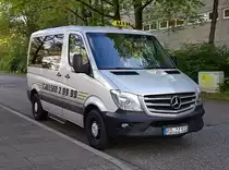 =MB Sprinter steht als Taxi im April 2019 am Bahnhof in Rendsburg