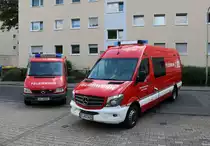 Alt und Neu. Mercedes Benz Sprinter GW-ABC Erkunder der Feuerwehr Eschborn am 23.06.19 