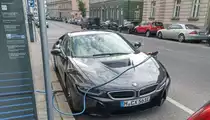 Wird geladen….Ein BMW i8. Foto: München, 05.2019.
