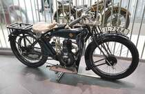 =DKW E 206, Bj 1927, 206 ccm, 4 PS, steht im Audi-Museum Ingolstadt im April 2019.