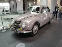 =DKW F 89 Meisterklasse, steht im Audi-Museum Ingolstadt im April 2019.