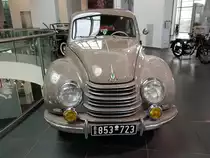 =DKW F 89 Meisterklasse, steht im Audi-Museum Ingolstadt im April 2019.