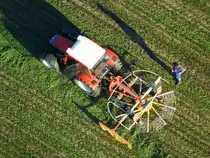 LINDNER GeoTrac  mit Kreiselheuer aus rd. 500mtr. Höhe, anlässlich einer Ballonfahrt; 170707