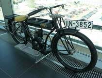 =DKW ZM, Bj. 1925, 170 ccm, 2,5 PS, steht im Audi-Museum Ingolstadt im April 2019.