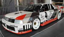 =Audi 90 quattro IMSA-GTO, Bj. 1989, 2190 ccm, 720 PS, steht im Audi-Museum Ingolstadt im April 2019.