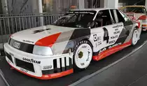 =Audi 90 quattro IMSA-GTO, Bj. 1989, 2190 ccm, 720 PS, steht im Audi-Museum Ingolstadt im April 2019.