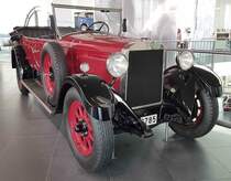 =Horch 8 Typ 303, Bj. 1927, 3132 ccm, 60 PS, steht im Audi-Museum Ingolstadt im April 2019.