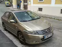 Honda City (Sedan). Foto: Pécs (HU) Frühling, 2019.