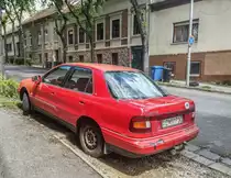 Hyundai Lantra Sedan. Foto: Pécs (HU) Frühling, 2019.