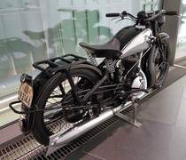 =DKW SB 350 (2. Serie), Bj. 1937, 345 ccm, 11 PS, ausgestellt im Audi-Museum Ingolstadt im April 2019.