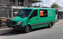 =MB Sprinter von KÄHLER-Bau steht im Mai 2019 in Büsum