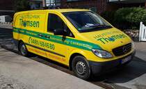 =MB Vito von THOMSEN-Haustechnik, gesehen in Büsum im Mai 2019