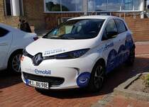 =Renault Zoe steht im Mai 2019 in Büsum