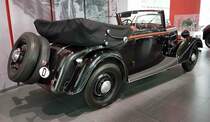 =Wanderer W 40, Bj. 1936, 1949 ccm, 40 PS, steht im Audi-Museum Ingolstadt im April 2019.